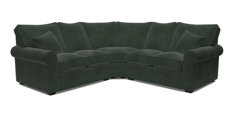 Upperton Corner Sofa RHF & LHF in Two Tone Plain Biscuit  - Loose cover option available