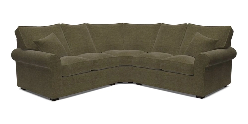 Upperton Corner Sofa RHF & LHF in Two Tone Plain Biscuit  - Loose cover option available