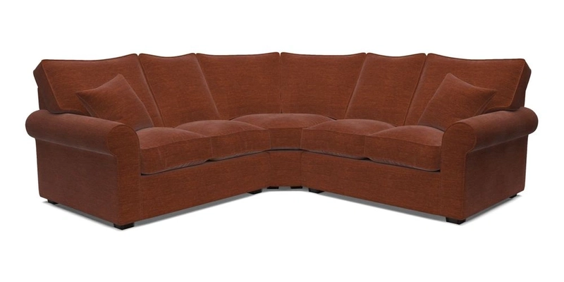 Upperton Corner Sofa RHF & LHF in Two Tone Plain Biscuit  - Loose cover option available
