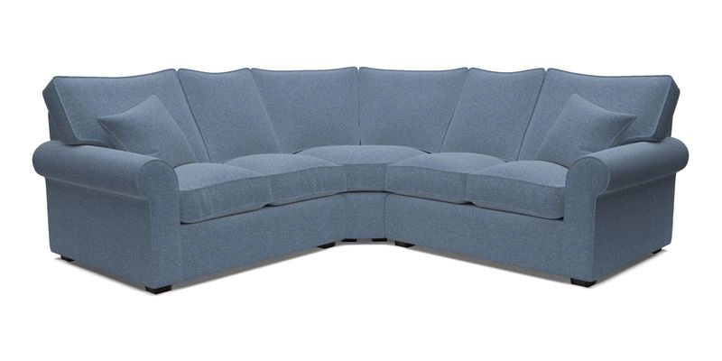 Upperton Corner Sofa RHF & LHF in Two Tone Plain Biscuit  - Loose cover option available