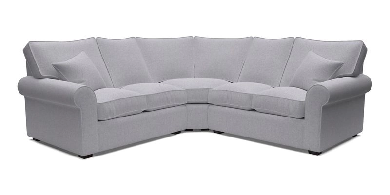 Upperton Corner Sofa RHF & LHF in Two Tone Plain Biscuit  - Loose cover option available