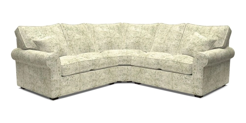 Upperton Corner Sofa RHF & LHF in Two Tone Plain Biscuit  - Loose cover option available