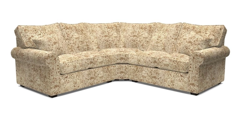 Upperton Corner Sofa RHF & LHF in Two Tone Plain Biscuit  - Loose cover option available