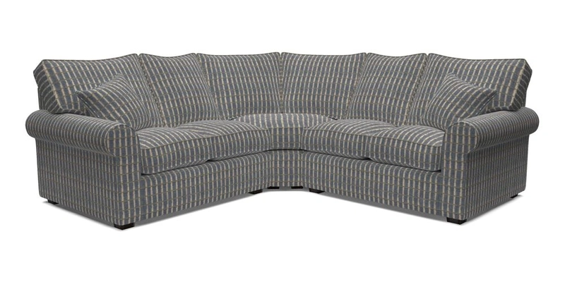 Upperton Corner Sofa RHF & LHF in Two Tone Plain Biscuit  - Loose cover option available