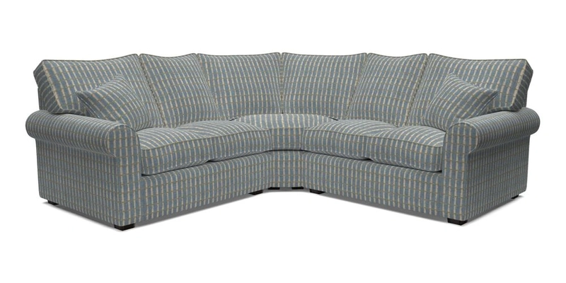 Upperton Corner Sofa RHF & LHF in Two Tone Plain Biscuit  - Loose cover option available