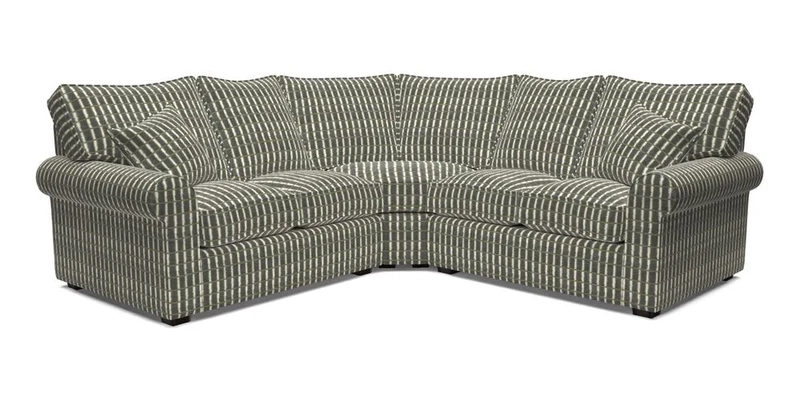 Upperton Corner Sofa RHF & LHF in Two Tone Plain Biscuit  - Loose cover option available