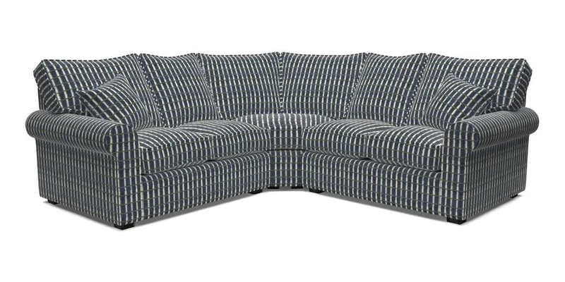 Upperton Corner Sofa RHF & LHF in Two Tone Plain Biscuit  - Loose cover option available