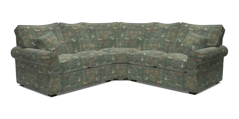 Upperton Corner Sofa RHF & LHF in Two Tone Plain Biscuit  - Loose cover option available
