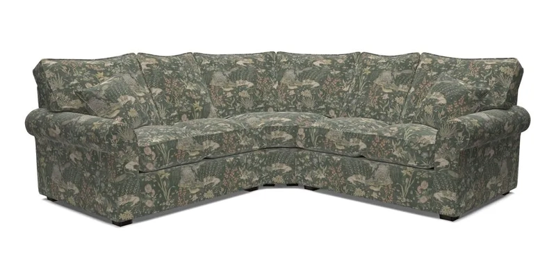 Upperton Corner Sofa RHF & LHF in Two Tone Plain Biscuit  - Loose cover option available