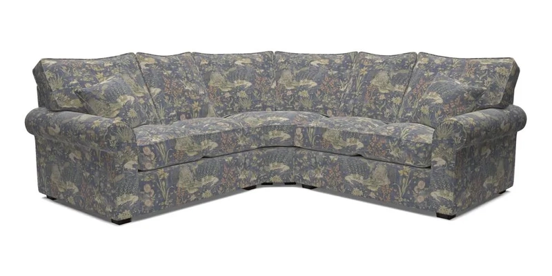 Upperton Corner Sofa RHF & LHF in Two Tone Plain Biscuit  - Loose cover option available