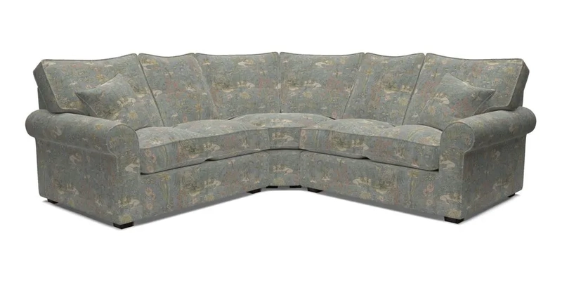 Upperton Corner Sofa RHF & LHF in Two Tone Plain Biscuit  - Loose cover option available