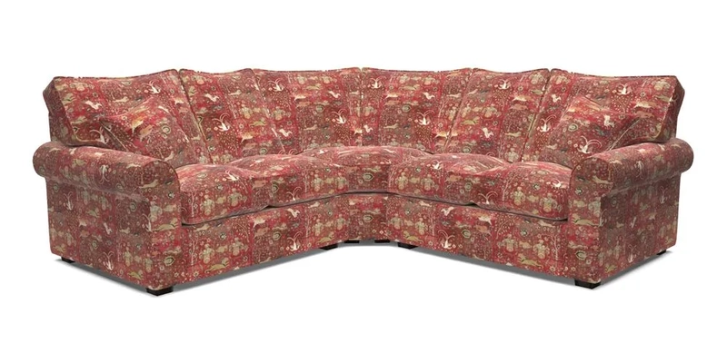 Upperton Corner Sofa RHF & LHF in Two Tone Plain Biscuit  - Loose cover option available