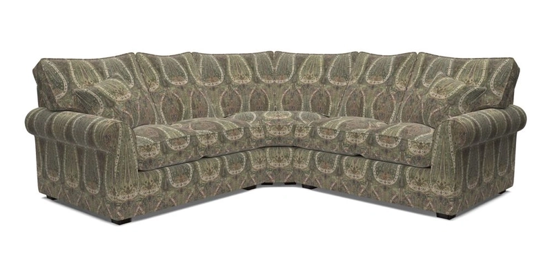 Upperton Corner Sofa RHF & LHF in Two Tone Plain Biscuit  - Loose cover option available