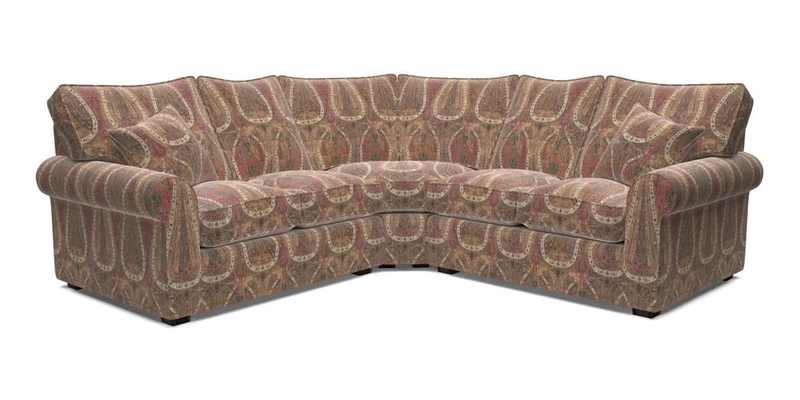 Upperton Corner Sofa RHF & LHF in Two Tone Plain Biscuit  - Loose cover option available