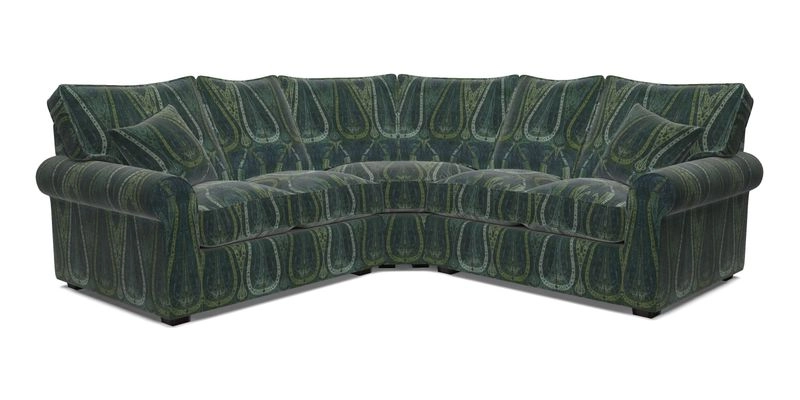 Upperton Corner Sofa RHF & LHF in Two Tone Plain Biscuit  - Loose cover option available