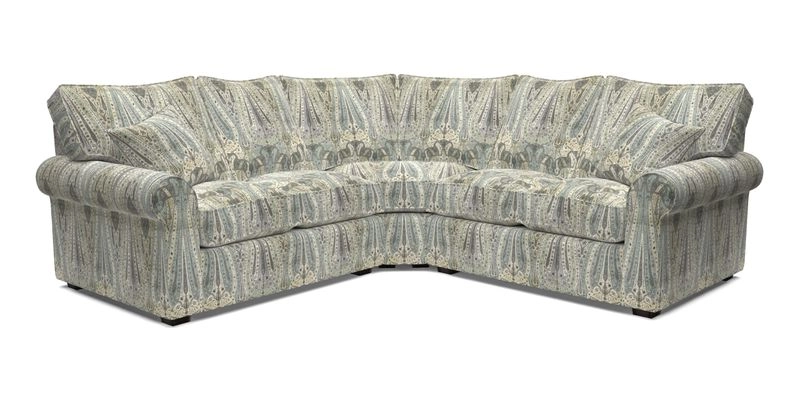 Upperton Corner Sofa RHF & LHF in Two Tone Plain Biscuit  - Loose cover option available