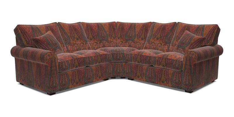 Upperton Corner Sofa RHF & LHF in Two Tone Plain Biscuit  - Loose cover option available