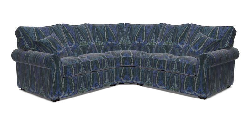 Upperton Corner Sofa RHF & LHF in Two Tone Plain Biscuit  - Loose cover option available