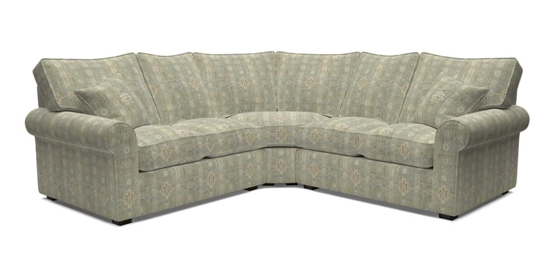 Upperton Corner Sofa RHF & LHF in Two Tone Plain Biscuit  - Loose cover option available