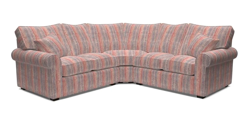 Upperton Corner Sofa RHF & LHF in Two Tone Plain Biscuit  - Loose cover option available