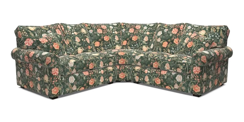 Upperton Corner Sofa RHF & LHF in Two Tone Plain Biscuit  - Loose cover option available