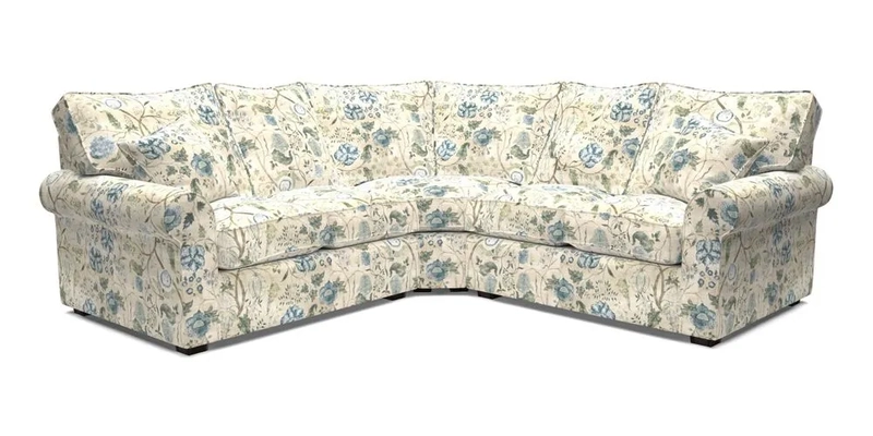 Upperton Corner Sofa RHF & LHF in Two Tone Plain Biscuit  - Loose cover option available