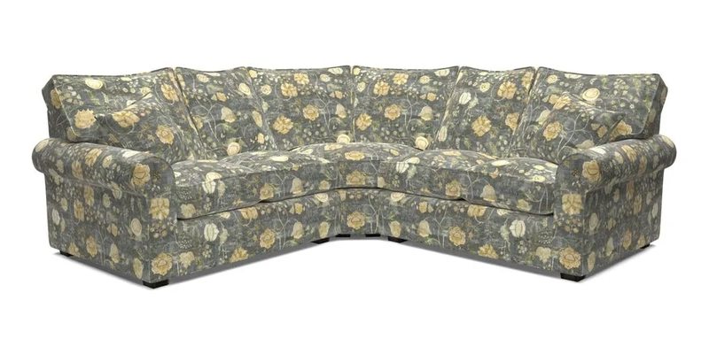 Upperton Corner Sofa RHF & LHF in Two Tone Plain Biscuit  - Loose cover option available