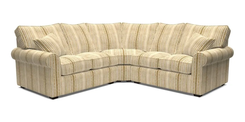 Upperton Corner Sofa RHF & LHF in Two Tone Plain Biscuit  - Loose cover option available