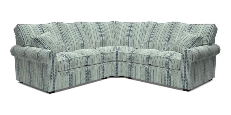 Upperton Corner Sofa RHF & LHF in Two Tone Plain Biscuit  - Loose cover option available