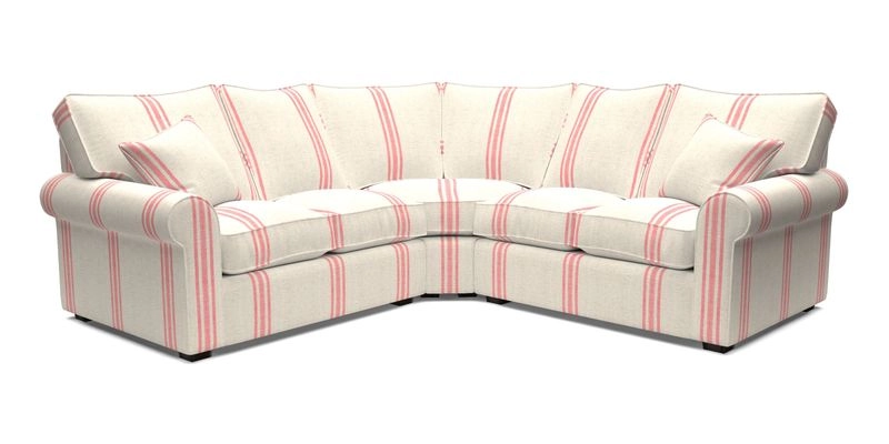 Upperton Corner Sofa RHF & LHF in Two Tone Plain Biscuit  - Loose cover option available