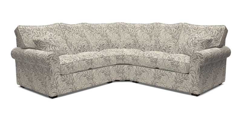 Upperton Corner Sofa RHF & LHF in Two Tone Plain Biscuit  - Loose cover option available