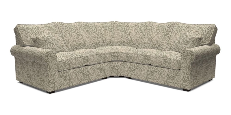 Upperton Corner Sofa RHF & LHF in Two Tone Plain Biscuit  - Loose cover option available