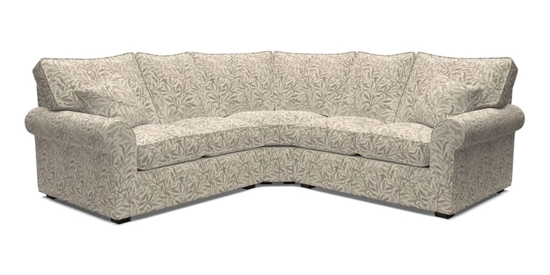 Upperton Corner Sofa RHF & LHF in Two Tone Plain Biscuit  - Loose cover option available