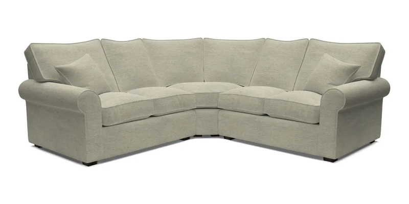 Upperton Corner Sofa RHF & LHF in Two Tone Plain Biscuit  - Loose cover option available