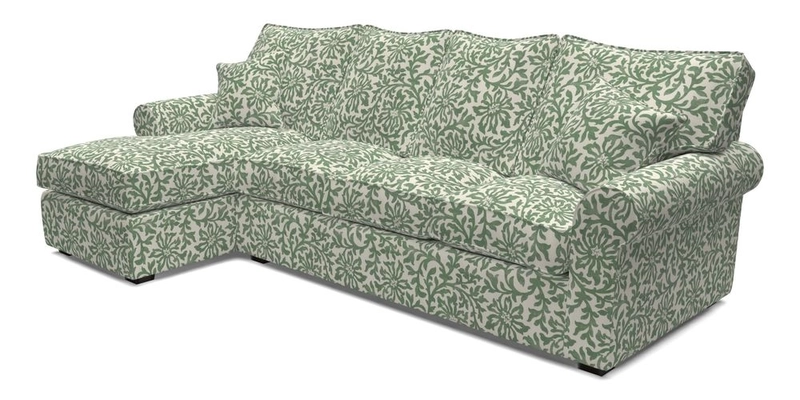 Upperton Chaise LHF in Two Tone Plain Biscuit - Loose cover option available Upperton Chaise LHF in Two Tone Plain Biscuit - Loose cover option available