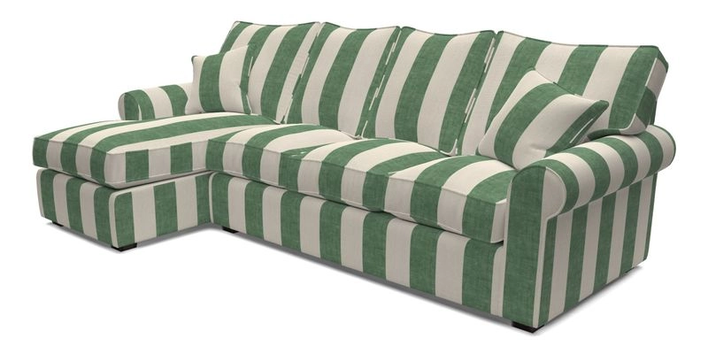 Upperton Chaise LHF in Two Tone Plain Biscuit - Loose cover option available