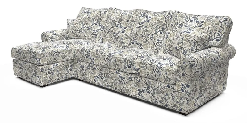 Upperton Chaise LHF in Two Tone Plain Biscuit - Loose cover option available Upperton Chaise LHF in Two Tone Plain Biscuit - Loose cover option available