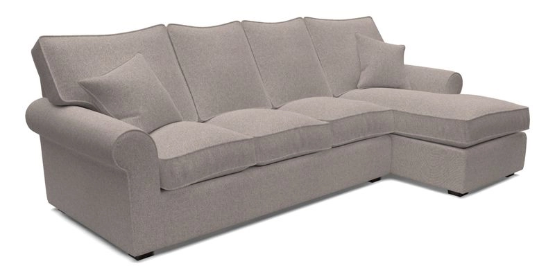 Upperton Chaise RHF in Two Tone Plain Biscuit - Loose cover option available Upperton Chaise RHF in Two Tone Plain Biscuit - Loose cover option available