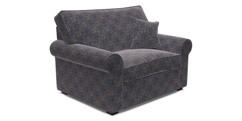 Upperton Snuggler Loose Cover in Two Tone Plain Biscuit - Loose cover option available