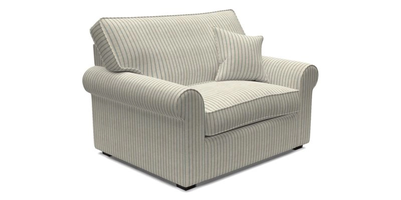 Upperton Snuggler Loose Cover in Two Tone Plain Biscuit - Loose cover option available