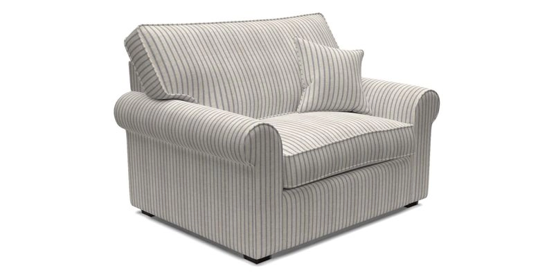 Upperton Snuggler Loose Cover in Two Tone Plain Biscuit - Loose cover option available