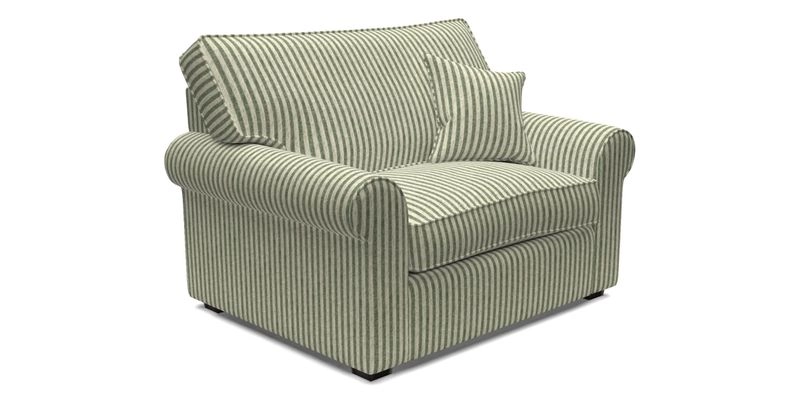 Upperton Snuggler Loose Cover in Two Tone Plain Biscuit - Loose cover option available