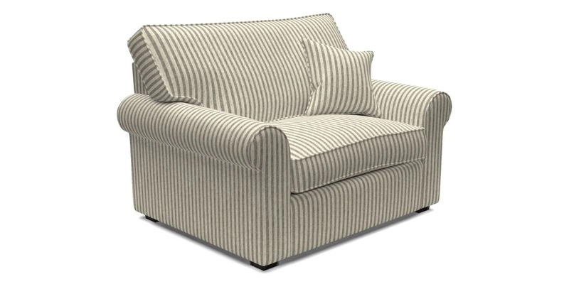 Upperton Snuggler Loose Cover in Two Tone Plain Biscuit - Loose cover option available