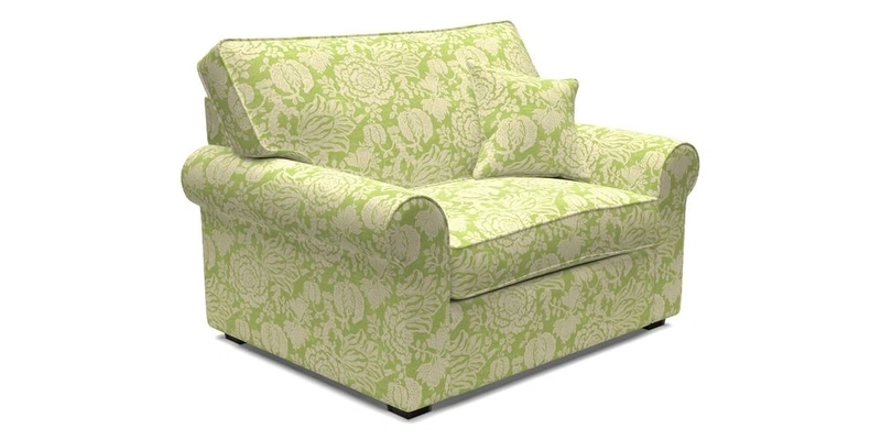 Upperton Snuggler Loose Cover in Two Tone Plain Biscuit - Loose cover option available