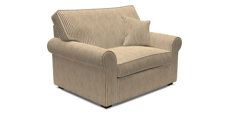 Upperton Snuggler Loose Cover in Two Tone Plain Biscuit - Loose cover option available