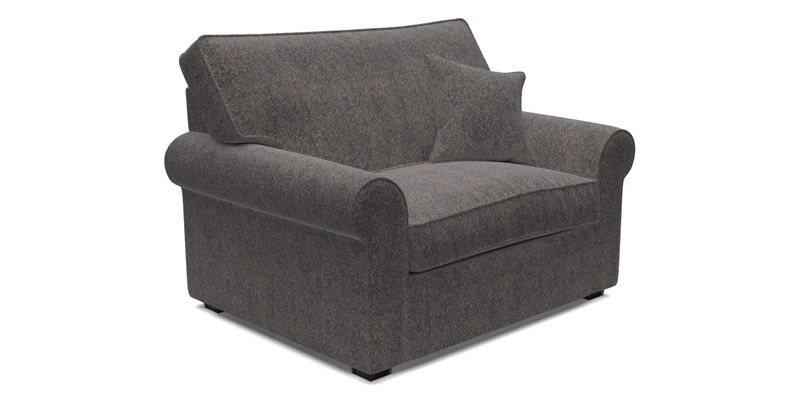 Upperton Snuggler Loose Cover in Two Tone Plain Biscuit - Loose cover option available