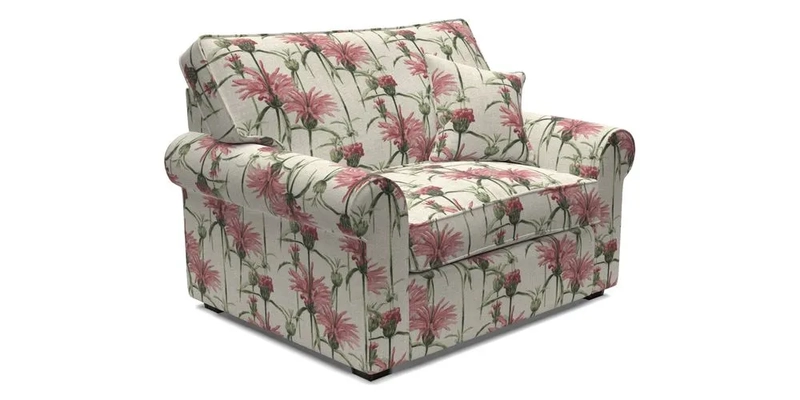 Upperton Snuggler Loose Cover in Two Tone Plain Biscuit - Loose cover option available