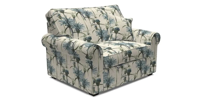 Upperton Snuggler Loose Cover in Two Tone Plain Biscuit - Loose cover option available