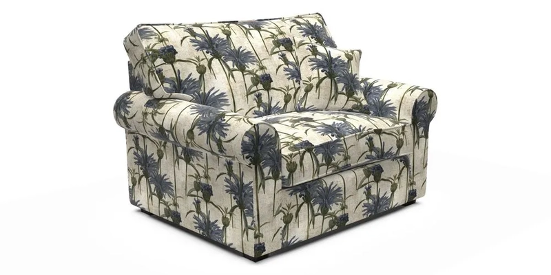 Upperton Snuggler Loose Cover in Two Tone Plain Biscuit - Loose cover option available