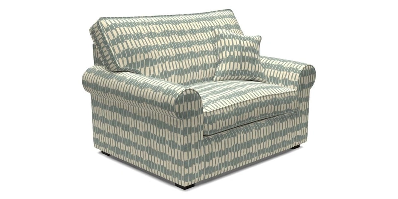 Upperton Snuggler Loose Cover in Two Tone Plain Biscuit - Loose cover option available